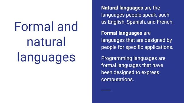 Program, Running Python, Formal & Natural Languages, Debugging смотреть онлайн