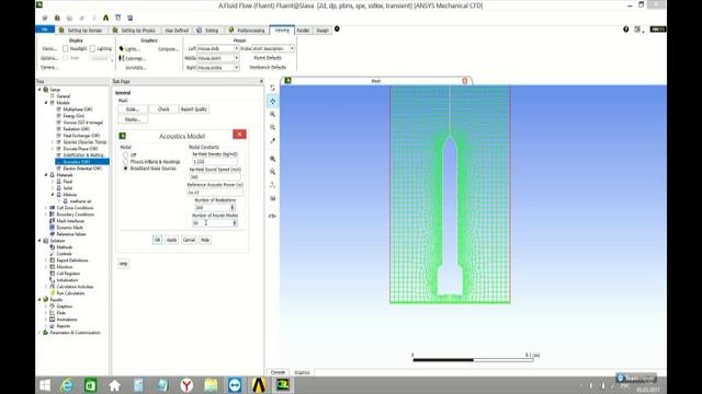 М16 - Моделирование акустики при старте ракеты в ANSYS Fluent. смотреть онлайн