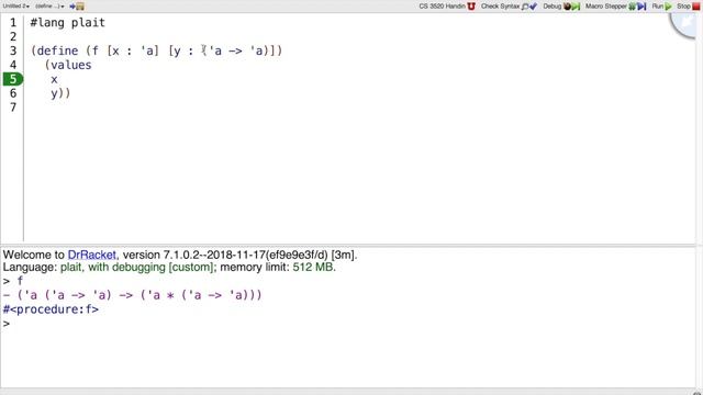 Plait Polymorphism 7 - type identifiers in Plait смотреть онлайн