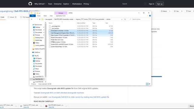 Dell 7577 BIOS Downgrade without USB [PART 2] смотреть онлайн