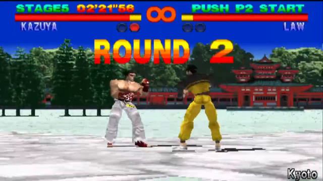 Tekken 1 - Kazuya Playthrough (PS1) смотреть онлайн