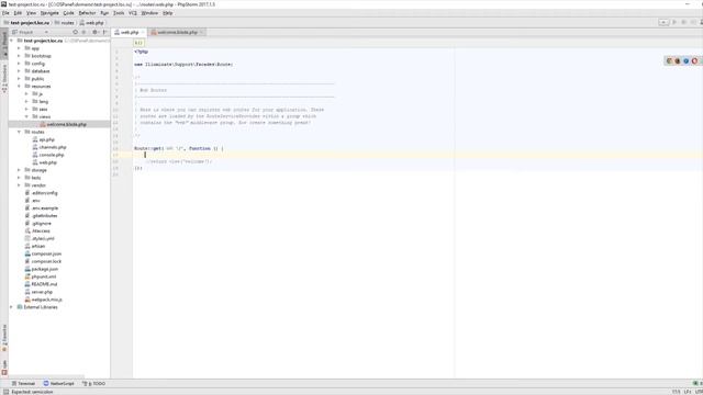 Урок Laravel #2 - Установка Laravel, Route, Layouts смотреть онлайн