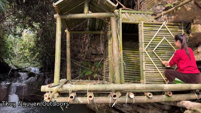 Full Video: 60 Days Survival Challenge,Buil A Water Shelter In The Rainforest|Fishsing,Cooking,Rela