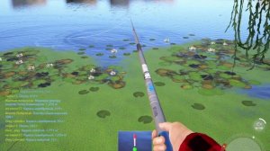 Русская рыбалка 4. Точка с трофейным серебряным карасём. На озере Комарином.