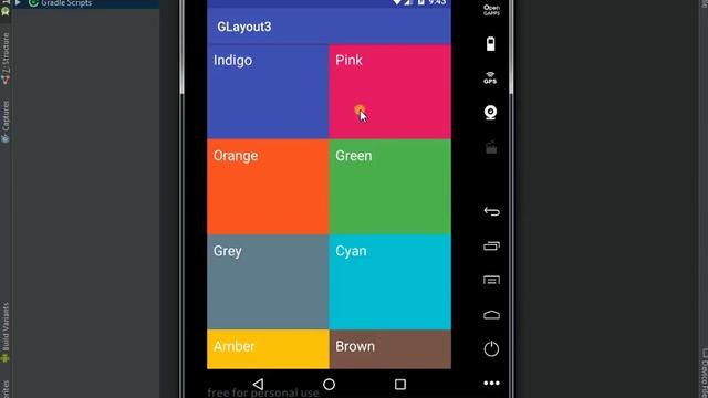 gridLayout 3 - java - android смотреть онлайн