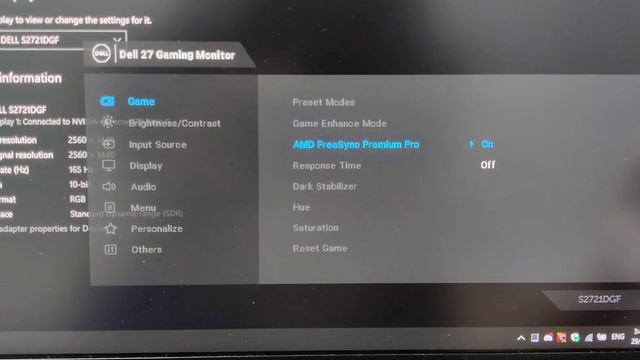 Dell S2721 OSD смотреть онлайн