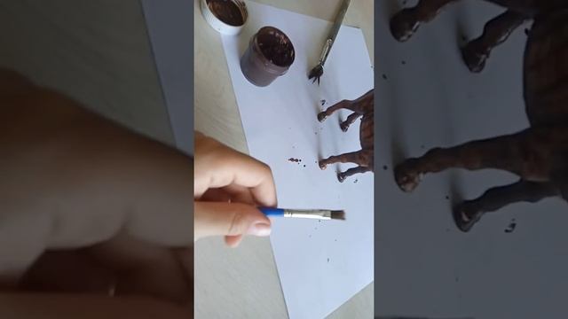 Покраска лошади