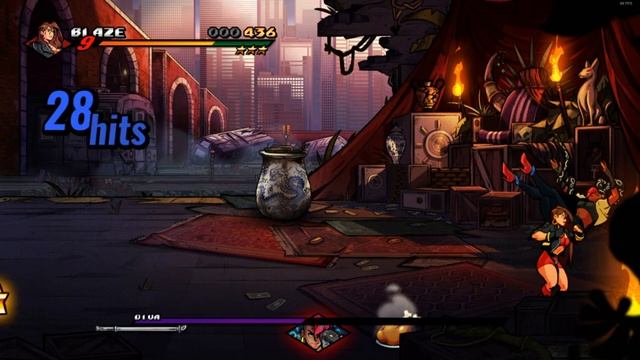 Streets of Rage 4 - Blaze combo B on Diva [v05] смотреть онлайн
