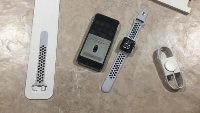 Распаковка  Watch Series 3 Nike 38 Mm