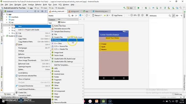 Custom Checkbox with program in Android,#38 смотреть онлайн
