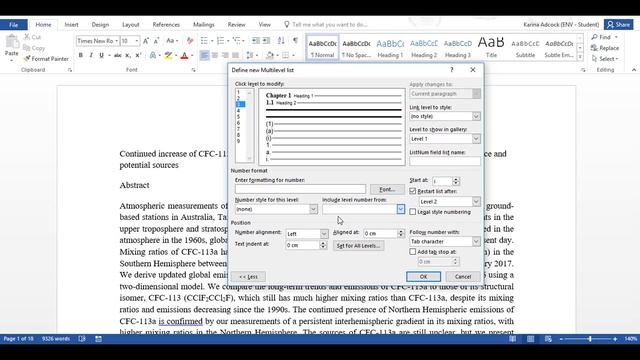 How to make chapters, sections and subsections in word смотреть онлайн