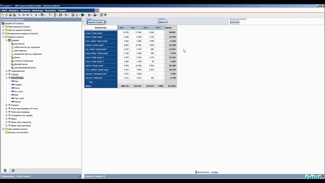 IBM Cognos BI : Analysis Studio смотреть онлайн
