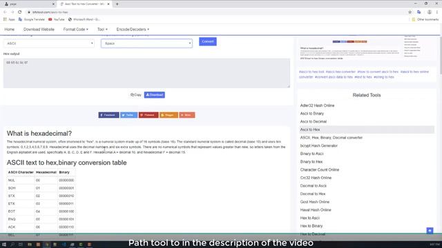 Ascii Text to Hex Converter смотреть онлайн