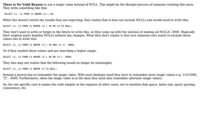 Databases: Reason to not use nullable number in Oracle? (4 Solutions!!) смотреть онлайн