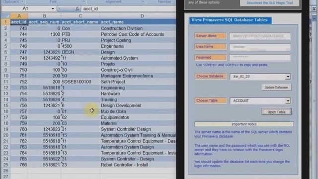 Primavera - Excel SQL Magic Tool - Language English смотреть онлайн