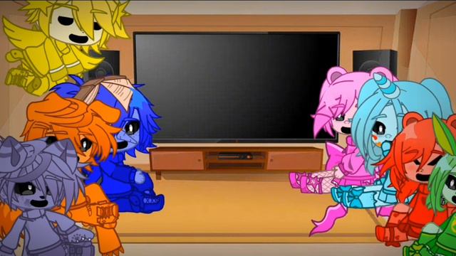 реакция улыбающихся зверят на самих себя)❤️