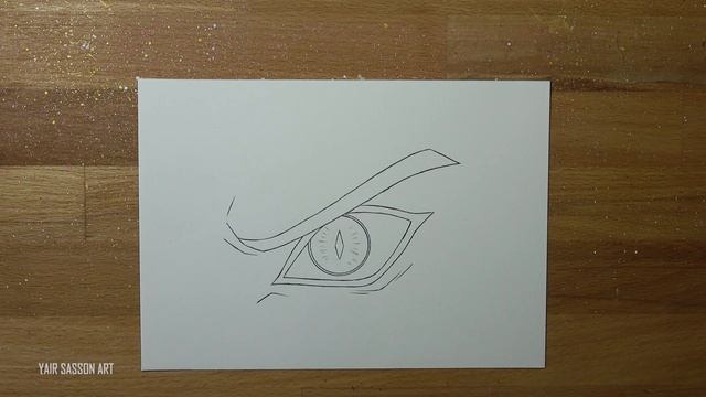 How To Draw Naruto's Nine Tails Eye! - Step By Step Tutorial смотреть онлайн