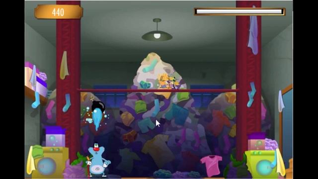 Oggy And The Cockroaches Oggy Laundry Day Game Play Walkthrough Cartoon Animation