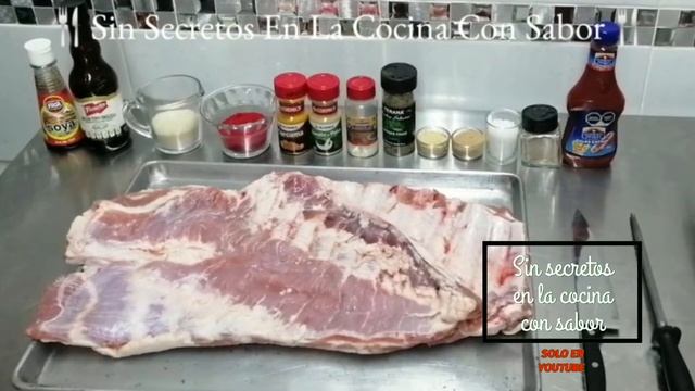 Parrillada,Costillas BBQ Bisteces De Res/Cerdo Para Asar|#/@SinSecretosEnLaCocinaConSabor.