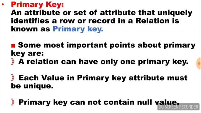What is Primary Key Full Explain || DBMS || Lecture in Urdu/Hindi смотреть онлайн