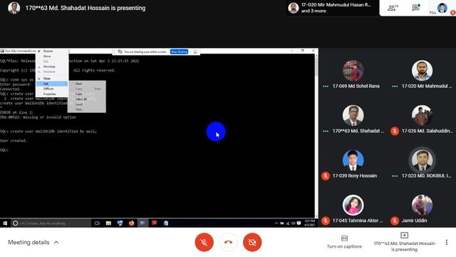 Group Meeting connect Eclipse to Oracle Database смотреть онлайн