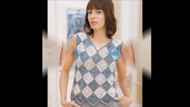 Женская Ажурная Кофточка Крючком - 2019 / Women's Openwork Blouse / Offene Bluse für Damen смотреть онлайн