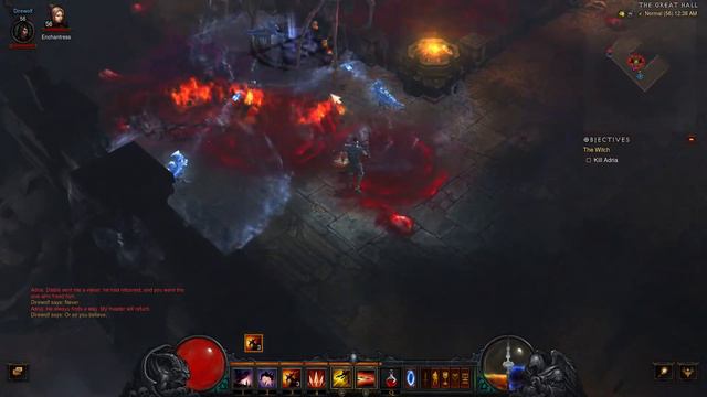 [*/\*] Diablo III - ACT V - The Witch - Kill Adria (Boss) (Demon Hunter) смотреть онлайн