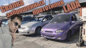 Нашёл брошенные прототипы LADA | Уникальные модели плавятся под солнцем и никому не нужны