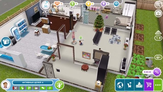 Задание «СуперМалыш». Дать малышу печенье. The Sims FreePlay смотреть онлайн