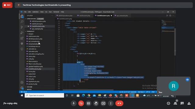2021 09 23 insert-update-delete in PHP ,retrieving data from database by using PHP смотреть онлайн