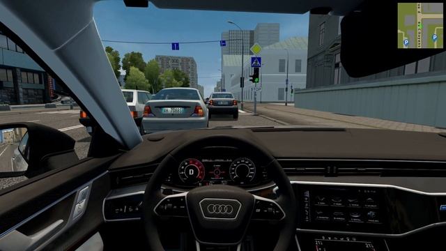 City Car Driving - Audi RS7 2019 Steering Wheel смотреть онлайн
