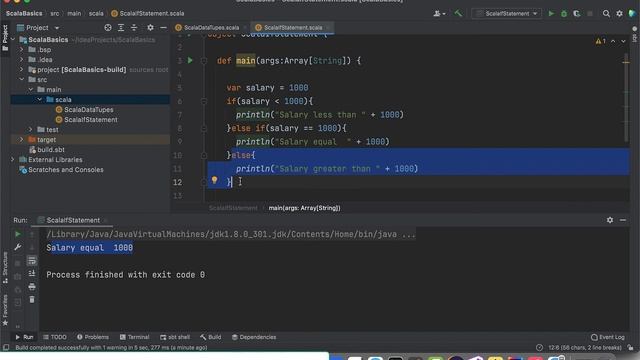 4 Scala Conditional Expressions|If else statement & Pattern Matching смотреть онлайн