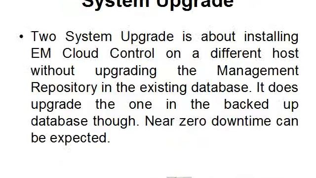 Oracle Enterprise Manager Exam Cramslide - System Upgrade смотреть онлайн