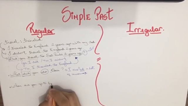 Uso do Simple Past + wh questions смотреть онлайн