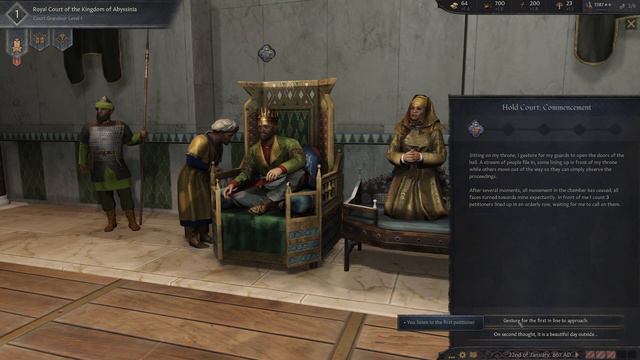 Crusader Kings III - Abyssinia - Ep 01 - Back in the Court смотреть онлайн