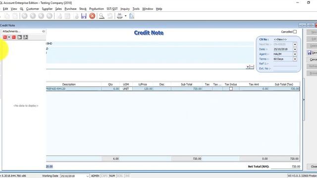 SQL Accounting Software Tutorial 022 Sales Credit Note смотреть онлайн