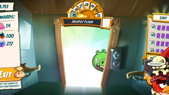 Angry Birds 2 - Tower of Fortune for Pirate Hat Set Rerun Session 1 смотреть онлайн
