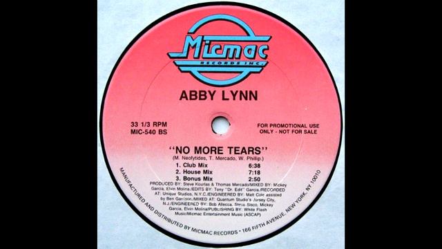 Abby Lynn - No More Tears (Club Mix) (1990) смотреть онлайн