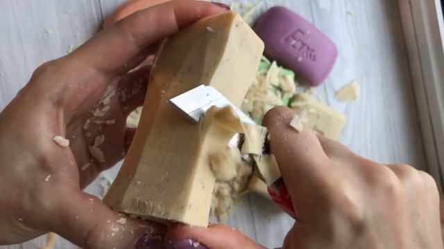 АСМР/ASMR SOAP. Tapping. Режу сухой Nefis. смотреть онлайн