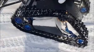 детский снегоход из гироскутера