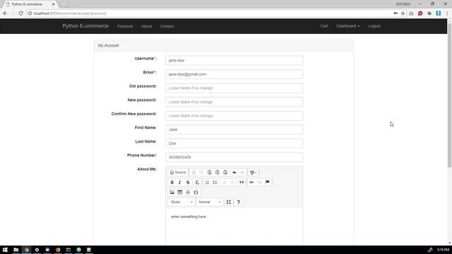 Python E-commerce by Carlo Fontanos (Demo) смотреть онлайн