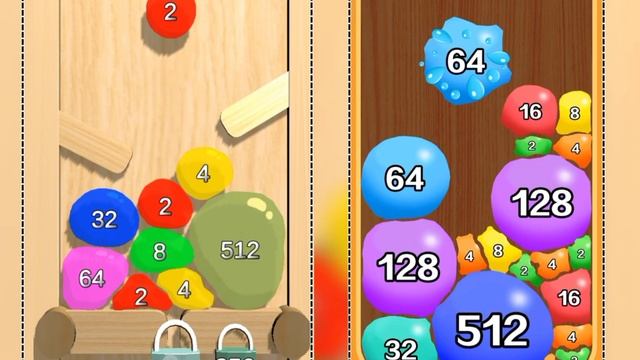 Jejelly 2048 vs jelly merge 3d - ball drop game Gameplay walkthrough Android, iOS NeUpdate Levels # смотреть онлайн