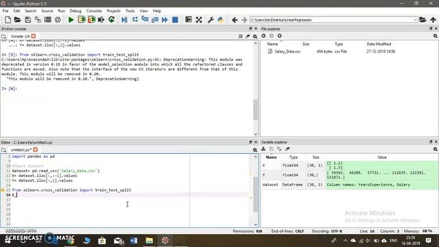 How to Implement Linear Regression in Python (Spyder)| Machine Learning| 10 Minutes смотреть онлайн
