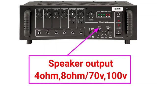 Ahuja 250w Amplifier Full Information | Ssa-250m Full Review