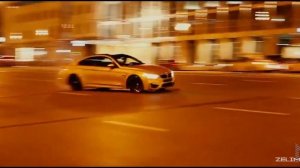 BMW M4 дрифт по улицам Москвы