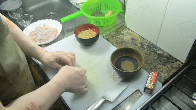 Green Shiso Rolls Using Tilapia