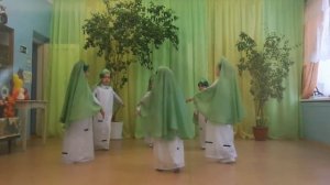 МДОУ "Детский сад №22 с.Дмитриановское" Русский народный танец "Во поле берёзка стояла"