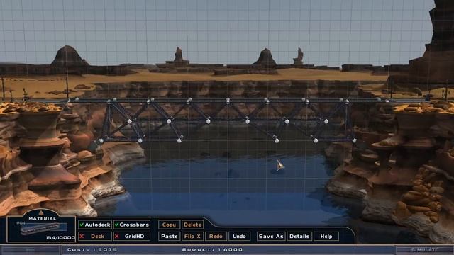 Bridge it plus Hard Level 6 Solution смотреть онлайн