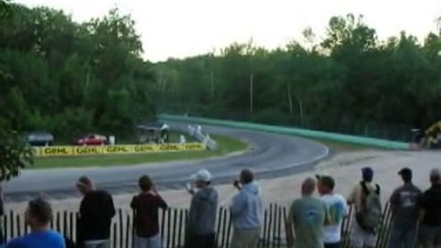Aston Martin crash. ALMS series, Road America 2008 смотреть онлайн