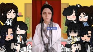 реакция персонажей новеллы хаске и его учитель белый кот на тик ток и.???